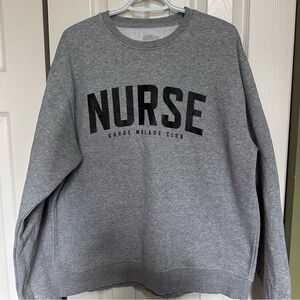Gray Nurse Sweatshirt